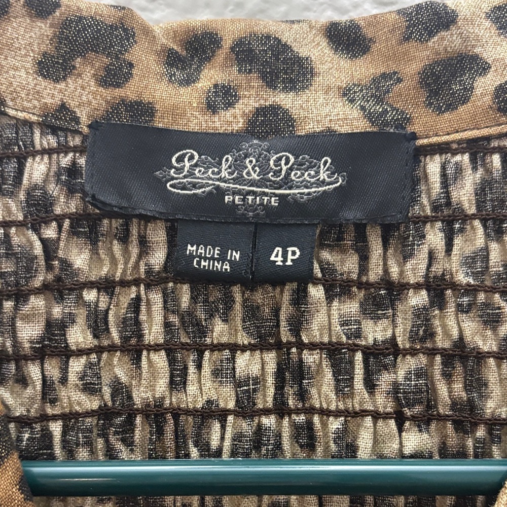 Leopard Vintage Peck & Peck Jacket - Picture 2 of 4